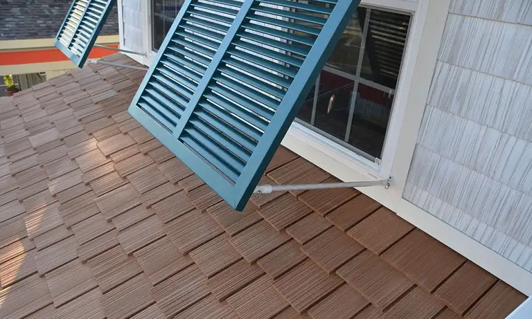 Rubber project by Reid’s Roofing