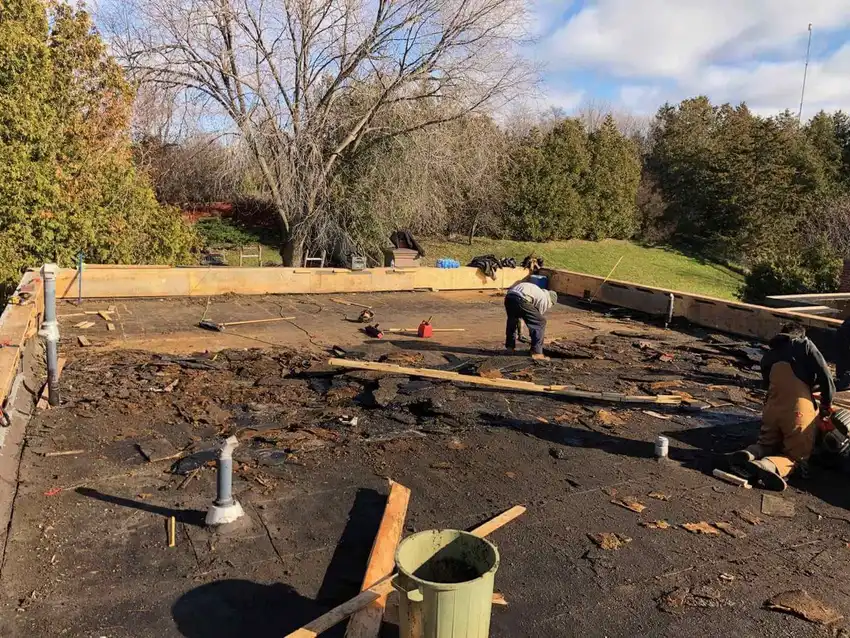 Flat Roofing project by Reid’s Roofing